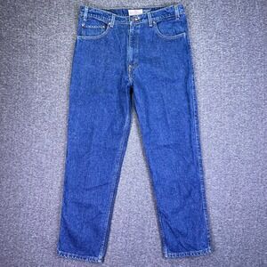 VTG 90s Levi Strauss Signature 540 Jeans 36x29 Blue Relaxed Fit Casual Straight